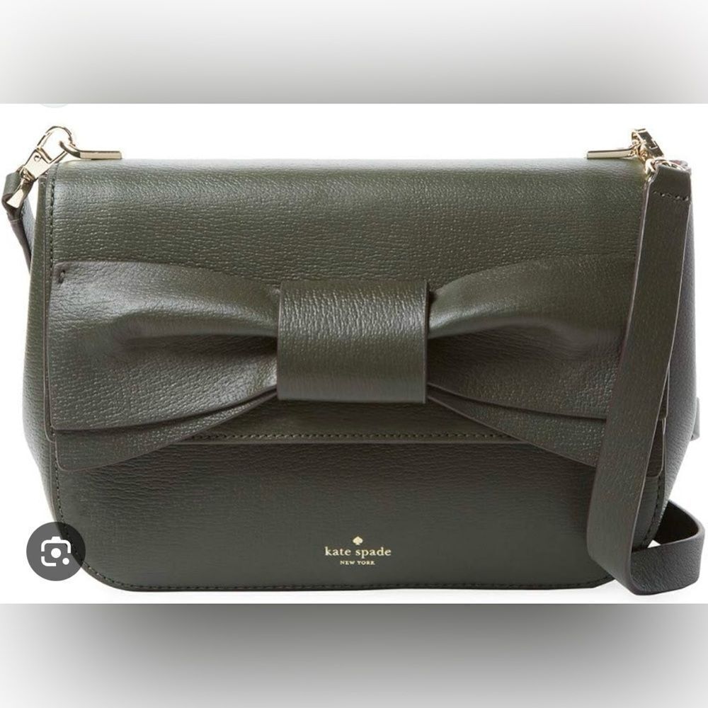 Kate Spade New York OLIVE DRIVE HETTY BOW CROSSBODY in Loden